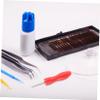 MOTHNUR 10pcs Glue Bottle Piercing Needles for Lash Glue Blocking Nozzle Tips Stainless Steel Pins for Bottles Salon Supplies view 3