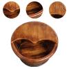 ChuYiElegance Wooden Foot Soaking Tub with Lid for Home And Travel, 40cm height view 2