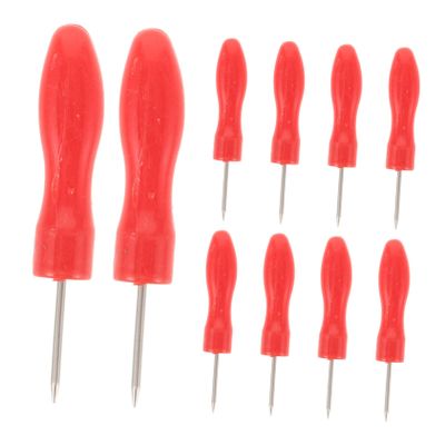 SHERCHPRY 10pcs Glue Bottle Piercing Needles Blocking Nozzle Tips for Lash Glue Bottle Pin Stainless Steel Pins for