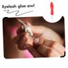 SHERCHPRY 10pcs Glue Bottle Piercing Needles Blocking Nozzle Tips for Lash Glue Bottle Pin Stainless Steel Pins for view 4