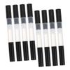 8pcs Empty Nail Oil Twisting Pens 3ml Black Plastic Refillable Kit view 1