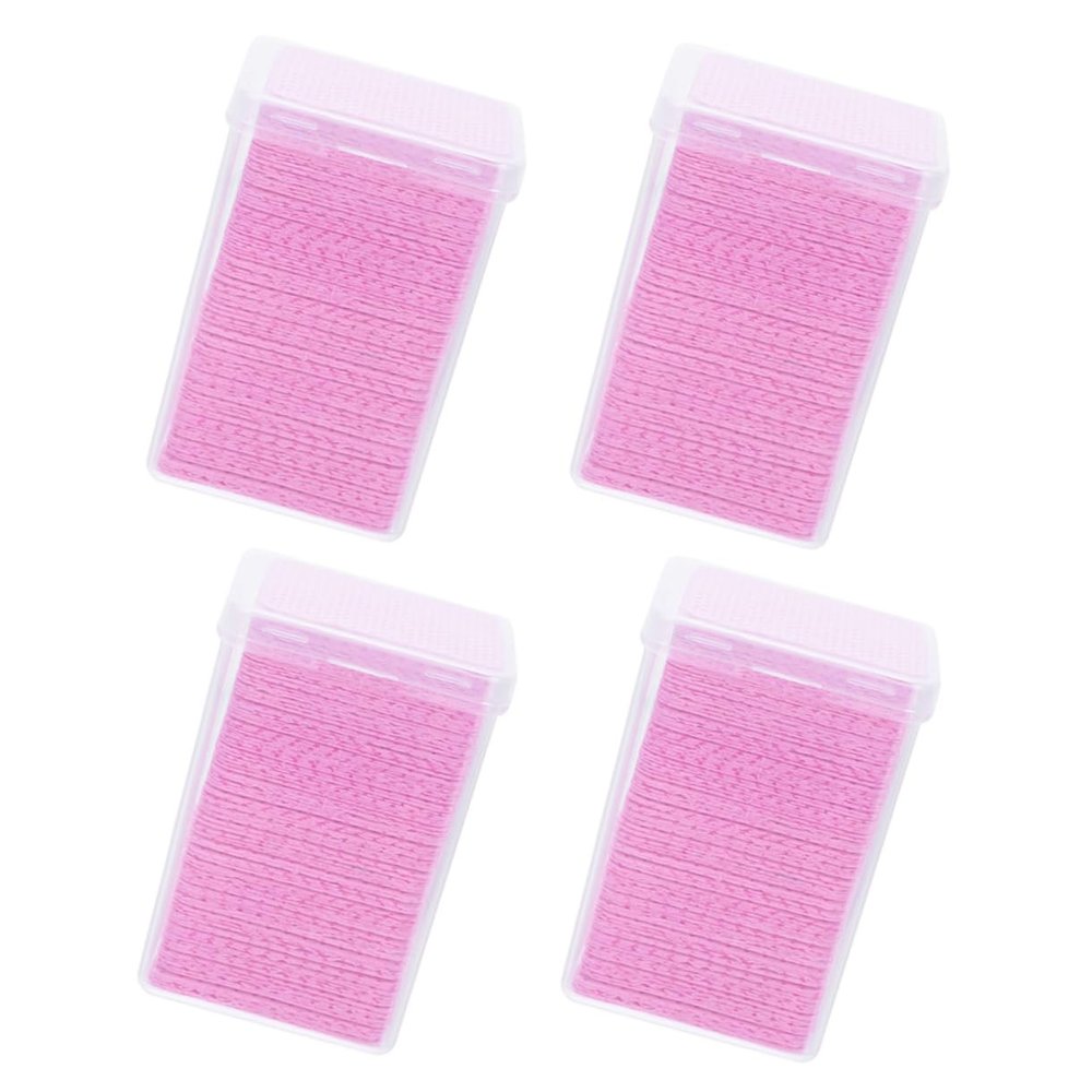 Gogogmee Eyelash Glue Wipes 800-Count Non-Woven Fabric Remover Pads for Professional Eyelash Extension Cleaning Suitable for Salons and at-Home Use