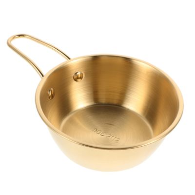FRCOLOR Stainless Steel Shaving Soap Bowl with Handle 7oz Wet Shaving Dish for Men with Razor Brush Holder Sturdy Lathering Mug