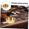 FRCOLOR Stainless Steel Shaving Soap Bowl with Handle 7oz Wet Shaving Dish for Men with Razor Brush Holder Sturdy Lathering Mug view 4