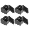 OUNONA 4Pcs Dual Pencil Sharpener for Eyebrow Eyeliner Makeup Durable Cosmetic Pencil Sharpeners for School and Home Use Cover Included view 1
