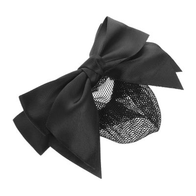 Beavorty Mesh Hair Bun Covers Career Hair Network Elastic Elastic Bowknot Headband for Women