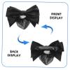 Beavorty Mesh Hair Bun Covers Career Hair Network Elastic Elastic Bowknot Headband for Women view 3