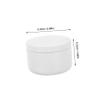 8 Pack DIY Scented Oil Jars with Lids, Aluminum White Containers view 2