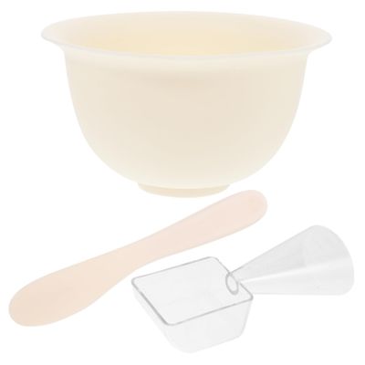 Beaupretty 1Set Silicone Facial Mask Mixing Bowl Kit DIY Mask Bowl with Applicator for Skincare for Home and Beauty Salons Simple and Practical Design