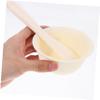 Beaupretty 1Set Silicone Facial Mask Mixing Bowl Kit DIY Mask Bowl with Applicator for Skincare for Home and Beauty Salons Simple and Practical Design view 2