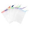 ARTSEWPLY 50pcs Bubble Net Soap Mesh Pouch Set Portable Exfoliating Holder for Handmade and Bar Soap for Facial Cleansing Includes Ribbon and Round Buckle view 1