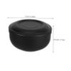 Alipis Stainless Steel Shave Bowl Men's Shaving Accessory Soap Dish Brush Holder Metal Mixing Bowl Retro Look for Daily Use view 2