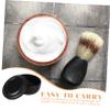 Alipis Stainless Steel Shave Bowl Men's Shaving Accessory Soap Dish Brush Holder Metal Mixing Bowl Retro Look for Daily Use view 3