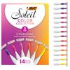 BIC Soleil 3 Colors Women's Disposable with 3 Blade Razors, Aloe Vera and Vitamin E Lubricating Strip for Enhanced Glide, 14 count, Stocking Stuffers for Women (Pack of 12) view 2