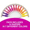 BIC Soleil 3 Colors Women's Disposable with 3 Blade Razors, Aloe Vera and Vitamin E Lubricating Strip for Enhanced Glide, 14 count, Stocking Stuffers for Women (Pack of 12) view 3
