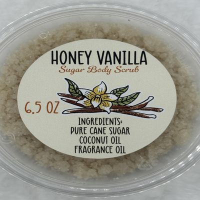 Honey Vanilla Sugar Body Scrub, 6.5 oz