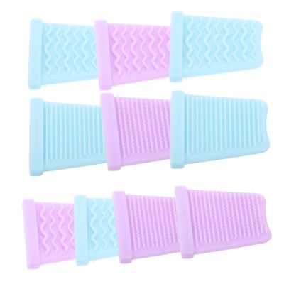 FRCOLOR 10pcs Silicone Skin Scraper Covers Facial Spatula Sleeves for Blackhead Removal Pore Cleansing Tools for Women Exfoliating Face Scrubber Covers