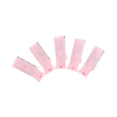HONMEET 5pcs Eyebrow Trimmer Replacement Heads Hair Removal Blades for Precise Eyebrow Shaping Portable Facial Hair Removal Tool for Women Travel Friendly Accessories