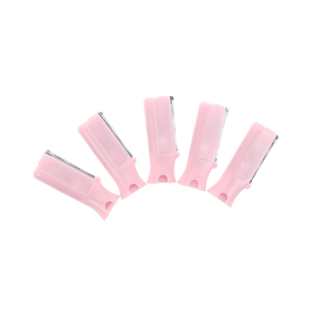HONMEET 5pcs Eyebrow Trimmer Replacement Heads Hair Removal Blades for Precise Eyebrow Shaping Portable Facial Hair Removal Tool for Women Travel Friendly Accessories
