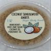 Coconut Sandalwood Amber Sugar Body Scrub, Natural Exfoliating Bath Treatment view 1