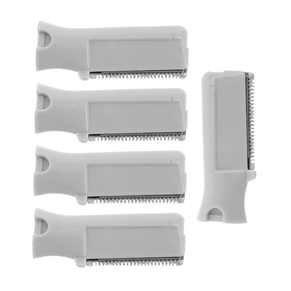 HONMEET 5pcs Eyebrow Trimmer Replacement Blades for Men Women Facial Hair Removal Accessories Precision Grooming for Dermaplaning Eyebrow Shaping