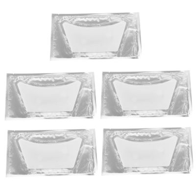 minkissy Revitalizing Neck Mask Set 5pcs Disposable Gel Neck Hydration Patches for Dry Types in Autumn and Winter