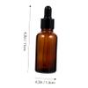 6pcs 30ml Glass Sprayer Bottles with Dropper for Travel view 2