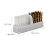 FRCOLOR 10pcs Copper Wire Nail Drill Bit Cleaning Brush Set Reusable Electric Manicure Dust Removal Brush for Nail Art Supplies and Polishing view 2