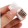 FRCOLOR 10pcs Copper Wire Nail Drill Bit Cleaning Brush Set Reusable Electric Manicure Dust Removal Brush for Nail Art Supplies and Polishing view 3