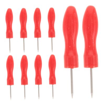 FRCOLOR 10pcs Eyelash Bottle Piercing Needles Durable Stainless Steel Tips for Optimal Flow Blocking Nozzle for Eyelash Extension Supplies Precision Puncturing for Salon Use