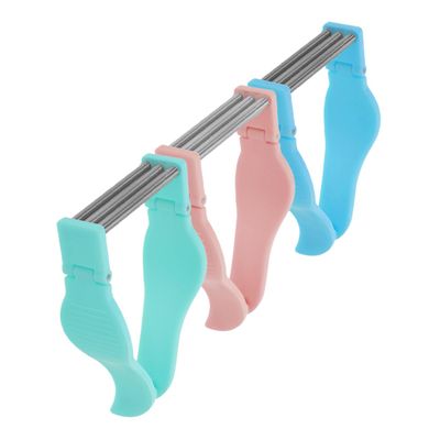 Outanaya 3pcs Manual Facial Hair Remover for Women Portable Epilator for Upper Lip Chin and Cheeks Ergonomic Design Lightweight and Convenient for Travel Includes Options