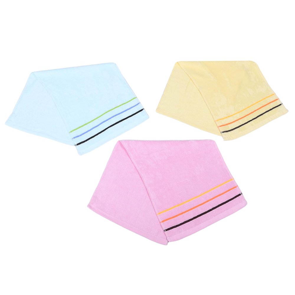 BUTIFULSIC 3pcs All Cotton Jacquard Towels Highly Absorbent Hand Towels for Face and Hand Care Quick Drying Soft and for Everyday Use