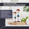 Black Cumin Seed Oil 32 fl. oz. Unrefined Cold Pressed 100% Pure Natural Nigella Sativa Kalonji Oil for Skin Care, Hair Growth, Scalp and Massage. view 2