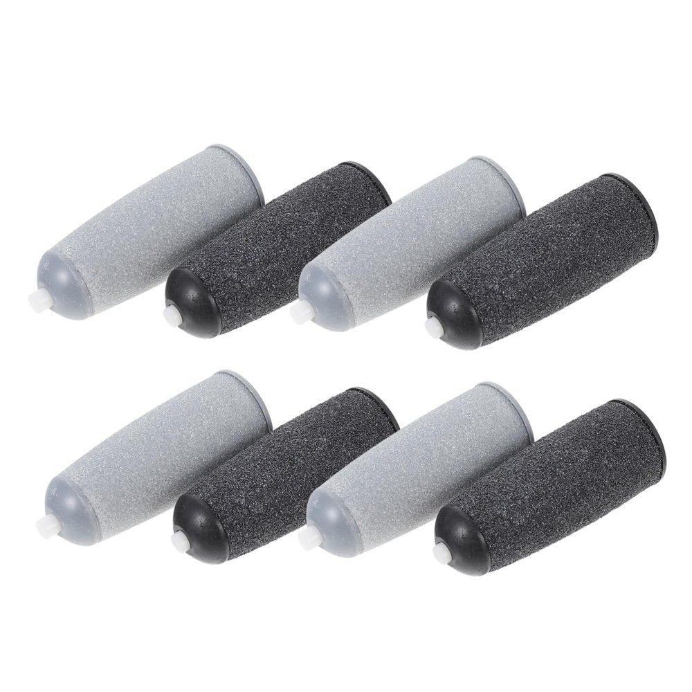 Beaupretty 8pcs Professional Foot Care Tool Replacement Heads for Electric Pedicure Trimmer Washable Rollers for Dead Skin Removal Compatible with Foot Grinders