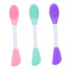 CTIRCHIU Double-Head Silicone Facial Brush Set 3pcs Skin Cleansing Tool for Gentle Exfoliation and Deep Cleaning for Skin Types view 1