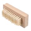 BIUDECO Natural Wooden Double Sided Nail Brush Bristles Nail Cleaner for Home and Salon Use for Manicure and Pedicure view 1