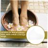 CHILDWEET 100pcs Waterproof Foot Covers Disposable Plastic Foot Bath Liners for Spa and Pedicure Moisturizing Socks view 3