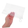 50pcs Small Makeup Bag Frosted Toiletry Pouch for Purse Easy Access Zippered Organizer for Undergarments Travel Friendly Cosmetic Storage for Women view 4