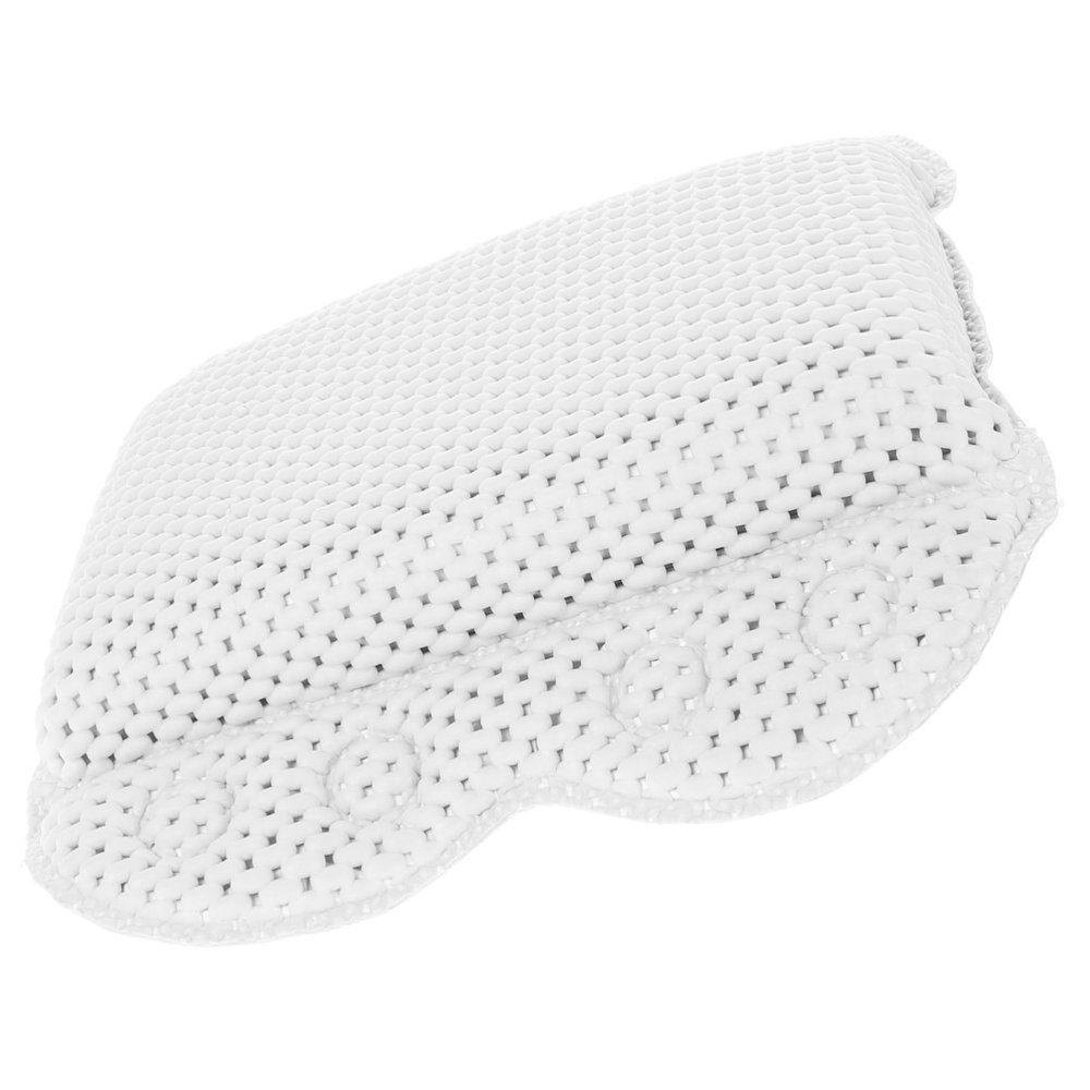 BELLIFFY Comfortable Bath Headrest Pillow Spa Pillow with Suction Cups Easy to Clean Compact Neck Back Support for Bathtub Relaxation for Home Hotel Use