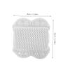 BELLIFFY Comfortable Bath Headrest Pillow Spa Pillow with Suction Cups Easy to Clean Compact Neck Back Support for Bathtub Relaxation for Home Hotel Use view 2