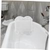 BELLIFFY Comfortable Bath Headrest Pillow Spa Pillow with Suction Cups Easy to Clean Compact Neck Back Support for Bathtub Relaxation for Home Hotel Use view 4