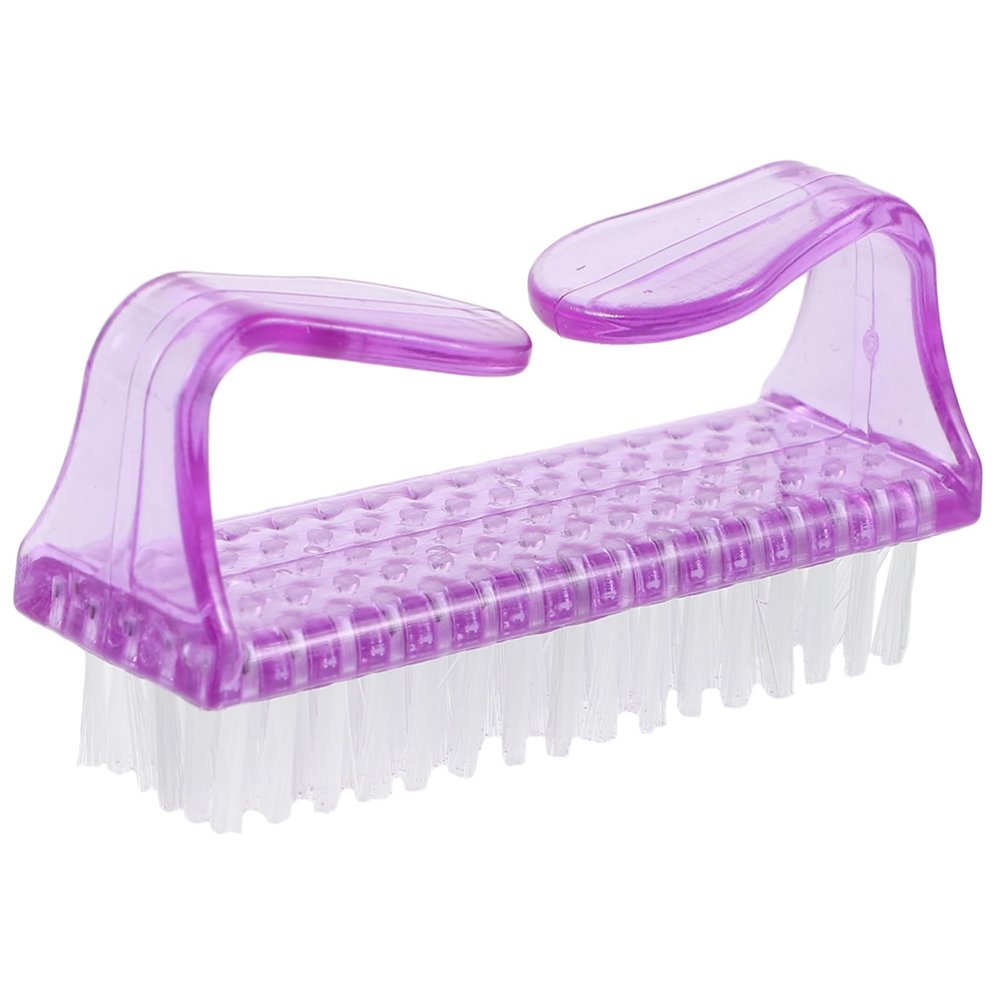 2-Pack Fingernail Brush Set Plastic Nail Dust Cleaning Brushes for Men and Women Soft and Stiff Bristles for Effective Scrubbing for Manicure and Household Cleaning