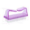 2-Pack Fingernail Brush Set Plastic Nail Dust Cleaning Brushes for Men and Women Soft and Stiff Bristles for Effective Scrubbing for Manicure and Household Cleaning view 4