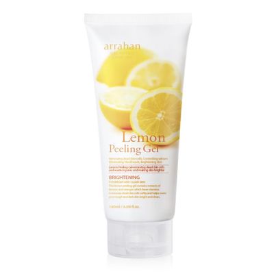 Lemon White Peeling Gel 180ml Refreshing Exfoliator with AHA & Vitamin-Rich Lemon Extract for Smooth and Radiant Skin
