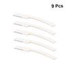 DEARMAMY Folding Eyebrow Razor 9pcs Set Portable Eyebrow Trimmer for Women Facial Hair Remover Lightweight Design for Makeup and Travel view 2