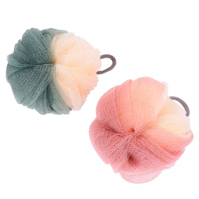 CALLARON 2pcs Eco-Friendly Block Bath Ball Shower Ball Bathing Scrubber for Relaxation Bath Accessories