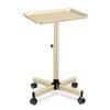 Chetunju Champagne Colden Salon Rolling Tray Cart with Wheels, Adjustable Color Tray for Tattoo (Champagne Gold) view 1