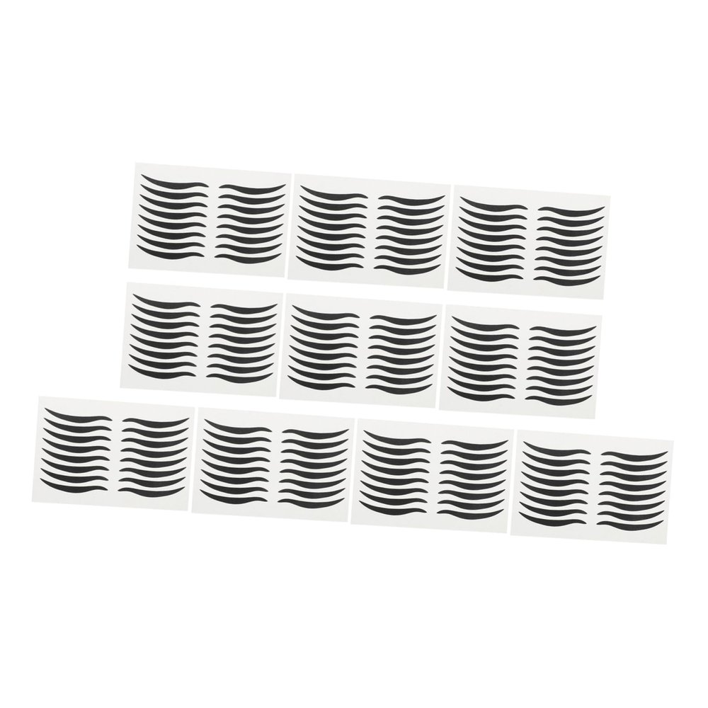 Beaupretty 80 Pairs Eyeliner Sticker Double Eyelid Tape for Effortless Make Up for Parties and Performances Create Defined Looks Instantly Reusable and Easy to Apply