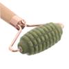 CALLARON Portable Jade Face Roller Handheld Massager with Wooden Handle for Facial Neck Eye Relaxation Dual Massage Functionality Natural Jade Craftsmanship for Home Travel view 3