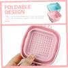 CALLARON 2Pcs Silicone Makeup Brush Cleaner Bowl Design with Drying Net Cleaning Tool for Quick and Convenient Makeup Brush Maintenance view 4